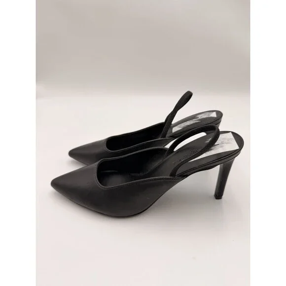 Karl Lagerfeld Grier 89MM Stiletto Heel Slingback Pumps Size 10M - Picture 3 of 6